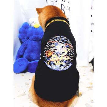 Nick財四季款中式柴犬柯基雪拉瑞中國風唐裝貓咪狗狗寵物衣服外套