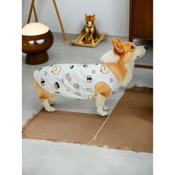 寵物狗狗衣服薄款馬甲背心小型犬秋季四季春秋柯基柴犬法鬥防掉毛