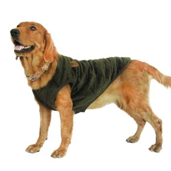 狗狗衣服秋冬裝加厚金毛邊牧拉布拉多哈士奇薩摩耶中大型犬背心