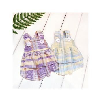 雙層裙子狗狗衣服春秋款泰迪夏裝薄寵物小型犬比熊春季貓咪防掉毛