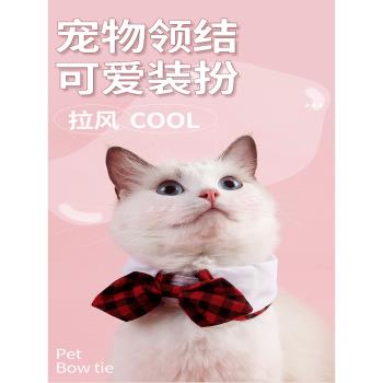 貓咪紳士領結寵物裝扮服飾貓貓領帶寵物用品可愛裝飾項圈圍脖
