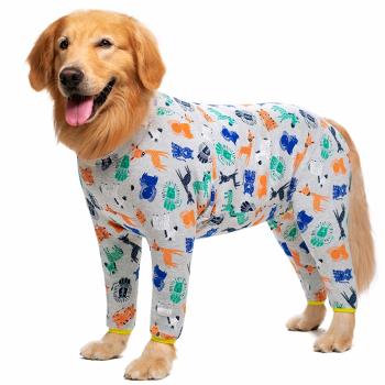大型犬狗狗衣服春秋金毛拉布拉多寵物防掉毛護關節寵物四腳衣秋季