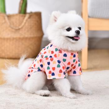狗狗衣服夏季薄款寵物背心貓咪泰迪比熊博美貴賓小型幼犬寵物衣服