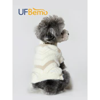 UFBemo秋冬保暖狗狗貓咪衣服泰迪小型犬護肚針織潮牌毛衣可愛衛衣