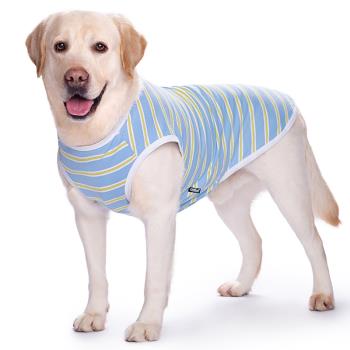 大狗背心夏裝薄款金毛拉布拉多阿拉斯加中型大型犬寵物狗防曬衣服