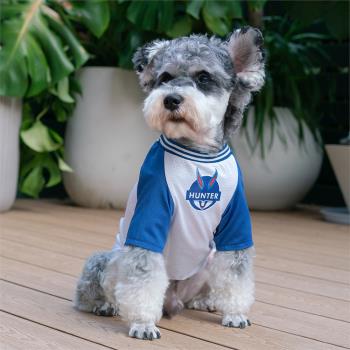 狗狗衣服夏季寵物涼涼衣潮牌泰迪比熊雪納瑞中小型犬貓咪狗狗衣服