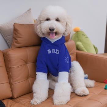 可愛大型犬衣服寵物套裝春秋款防掉毛拉布拉多金毛巨貴大狗衣服潮