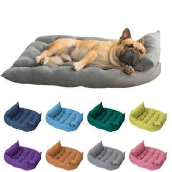 四季通用北歐秋冬季折疊沙發床柔軟寵物墊法斗大中小型犬寵物狗窩