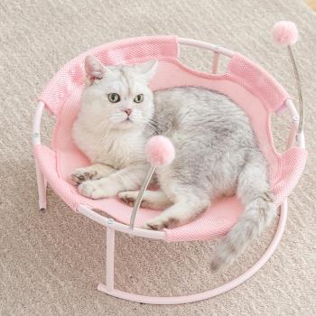 新款寵物貓窩貓床貓吊床透氣網布四季通用夏季可拆洗冬季保暖貓窩
