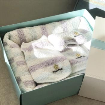 精致寵物窩禮盒套裝 出口日本品質 幼貓幼犬衣服玩具毯子窩四合一