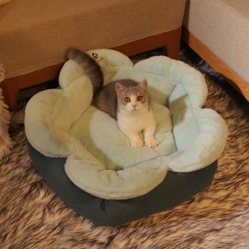 貓窩冬季保暖貓咪四季通用帳篷幼貓小奶貓貓墊子冬天可愛寵物睡袋