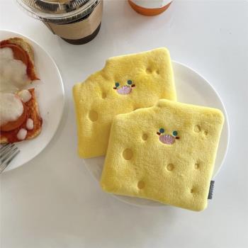 Ins新款韓國寵物藏食嗅聞響紙 芝士藏食玩具外貿狗狗小型發聲玩具