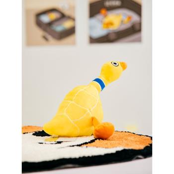 寵物狗狗毛絨響紙撕咬發聲玩具好玩小黃鴨大綿羊BOBO漫畫家聯名款