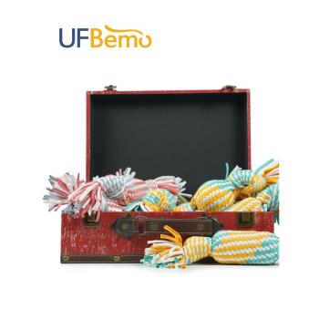 UFBemo優范寵物棉繩發聲磨牙潔齒耐咬大小型犬安全泰迪狗發聲玩具