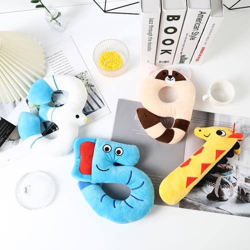 寵物貓狗毛絨發聲數字形狀動物卡通玩具耐抓耐咬互動解悶生日裝飾