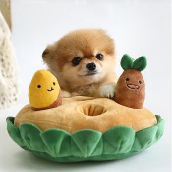 狗玩具益智Ins風韓國拔地瓜番薯藏食套裝寵物耐咬自嗨解悶玩具