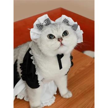 貓咪變身裝可愛公主裙黑執事動漫女仆套裝洛麗塔萬圣節貓衣服英短