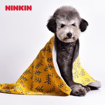 NINKIN寵物雙面棉絨毛毯狗窩墊毯寵物被子秋冬保暖毯子