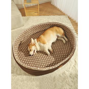 狗窩四季通用可拆洗睡覺墊子大號的狗狗床金毛大型犬沙發寵物用品