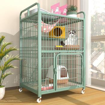 貓籠狗籠別墅新款帶置物架三層貓籠子超大自由空間貓爬架貓窩