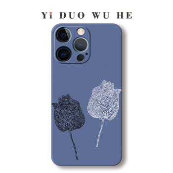 適用蘋果iPhone 13手機殼12promax矽膠XR潮牌 14透明11個性X玫瑰