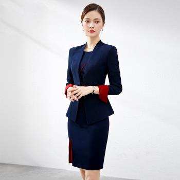 空姐制服前臺接待時尚氣質職業裝