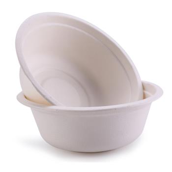 一次性可降解紙碗燒烤野餐圓碗用品戶外燒烤紙盤餐碟圓盤蛋糕畫盤