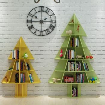 創意樹型書架壁掛幼兒園兒童繪本收納學校主題圖書館經濟型置物架