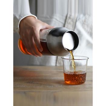 日本進口KINTO玻璃冷水壺耐高溫檸檬花茶壺 冷泡壺扎壺咖啡冷萃杯