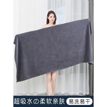 潔麗雅浴巾比純棉吸水速干不掉毛按摩家用床單鋪床專用加大號毛巾