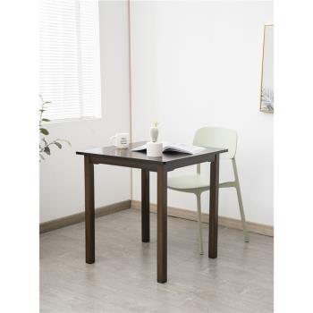 竹子方桌家用中式正方形實木小方桌客廳吃飯桌子簡易小戶型餐桌