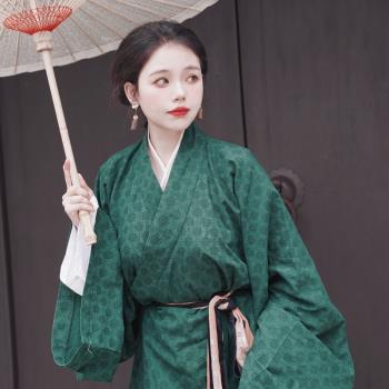 汀蘭頌原創漢服晴方宋制交領長衫宋褲棉麻男女日常春秋改良漢元素