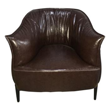 北歐單人沙發椅設計師休閑椅簡約現代創意咖啡廳椅陽臺客廳老虎椅