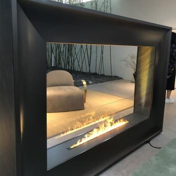 霧化壁爐智能3d裝飾仿真火焰背景墻隔斷蒸汽靠墻放客廳家用電視柜