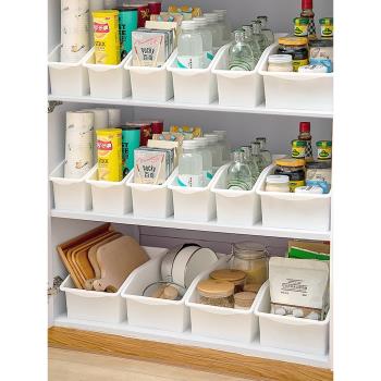 櫥柜收納筐廚房縫隙雜物零食調料籃衛生間置物架家用神器整理箱子