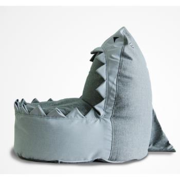 INS北歐風格兒童懶人沙發可愛小動物鯊魚豆袋布藝寵物座椅