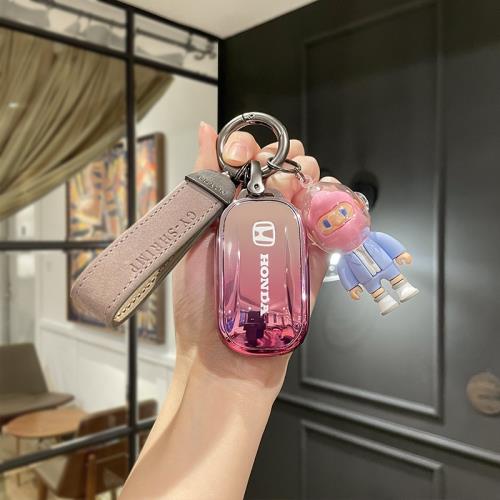 本田crv鑰匙套2023新款23思域十代雅閣xrv繽智型格汽車皓影殼包扣