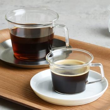 日本進口Kinto耐熱玻璃杯把手杯咖啡杯水杯茶杯可洗碗機飲料杯子