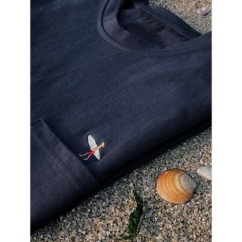 MRCYC圓領短袖T恤男士寬松韓版夏季小眾設計感半袖純棉日系體恤衫