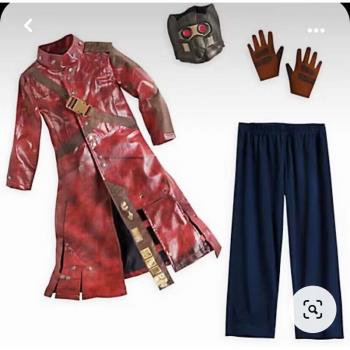 瑕疵 98-140高銀河護衛隊星爵造型兒童cosplay服裝萬圣節兒童服裝