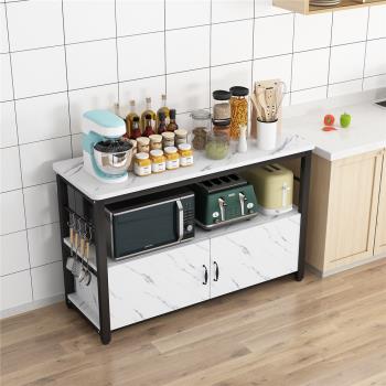 切菜桌家用可移動儲物柜北歐簡易多功能廚房雙層置物架切菜臺