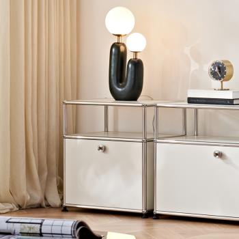 初森設計師家具ins現代簡約客廳臥室收納落地斗柜儲物模塊床頭柜