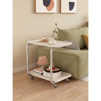 沙發C型邊幾現代簡約客廳側邊桌小戶型床頭桌可移動奶油風小茶幾