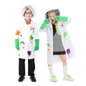 女童科學家搞怪派對實驗室表演服
