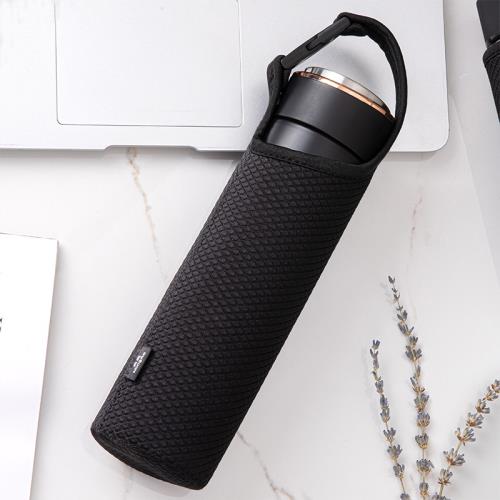 通用帶提繩可斜挎杯套萬能保溫杯玻璃水杯子保護套象印虎牌