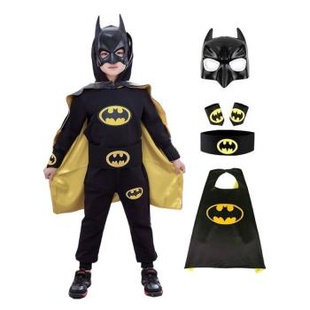 六一節兒童服裝男童蝙蝠俠套裝衣服cosplay吸血鬼舞會角色扮演服