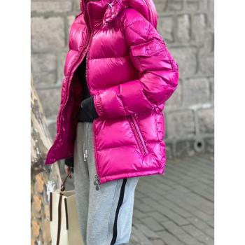 歐貨2023年冬季修身連帽款羽絨服