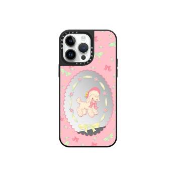 CASETiFY粉色小羊蝴蝶結碎花boboland潮牌適用蘋果iPhone15/14/13/12/11ProMax/Plus/mini磁吸鏡面手機殼