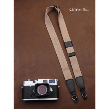 cam-in 相機背帶1969微單復古文藝掛脖可調斜挎掛繩掛帶單反肩帶