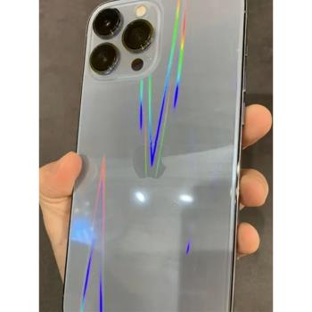 櫻聲適用于蘋果13背面保護膜iphone14 pro max鐳射磨砂手機貼膜12激光防指紋后膜11超薄散熱透明貼紙mini背膜